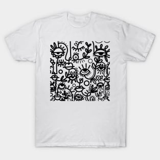 face lineart T-Shirt